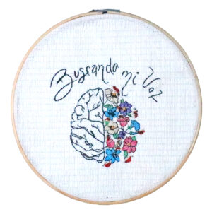 Bordado cerebro hecho