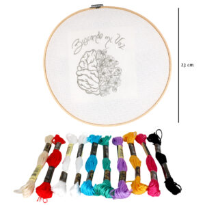 Bordado cerebro para hacer